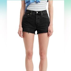 Levi's Women's 501 Original Shorts in Lunar Black